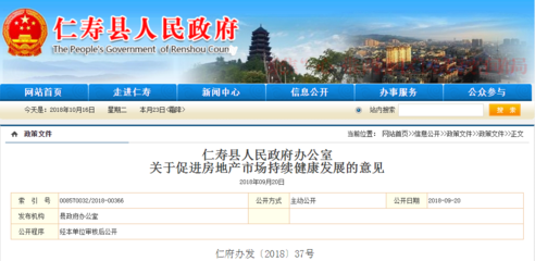 房地產(chǎn)調(diào)控深入 仁壽、眉山、西昌、自貢出臺最新樓市新政